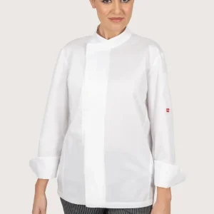 Giacca chef bianca unisex in cotone “100 Grams”