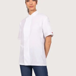 Giacca cuoco bianca unisex manica corta “100 Grams”