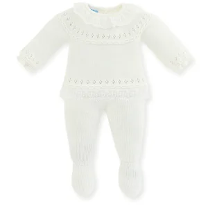Completino Tricot con pizzo