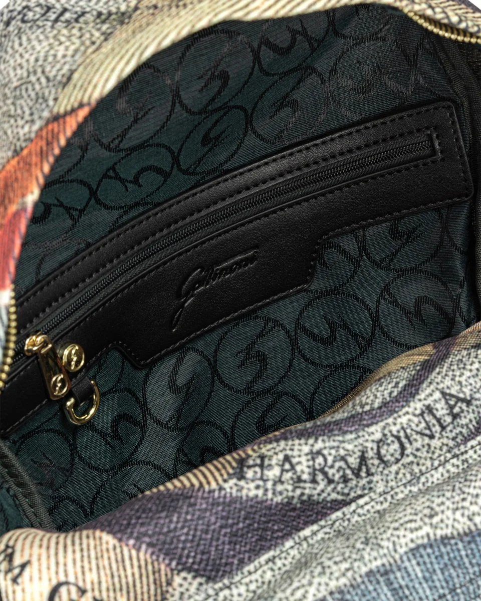 Maya Backpack Nylon/leather - immagine 4