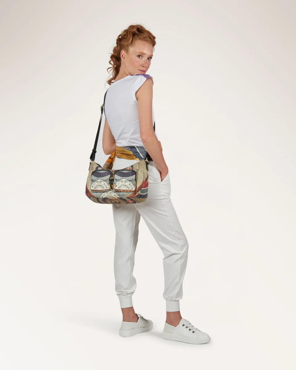 Maya Hobo Nylon/leather - immagine 5