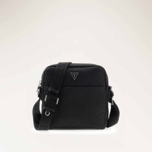 Torino Top Zip Crossbody Black