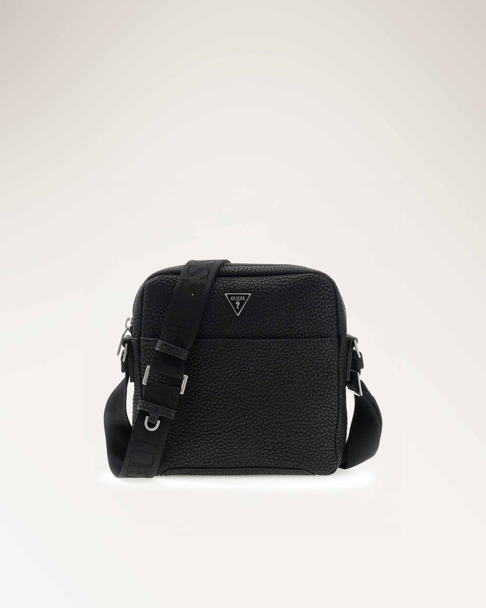 Torino Top Zip Crossbody Black