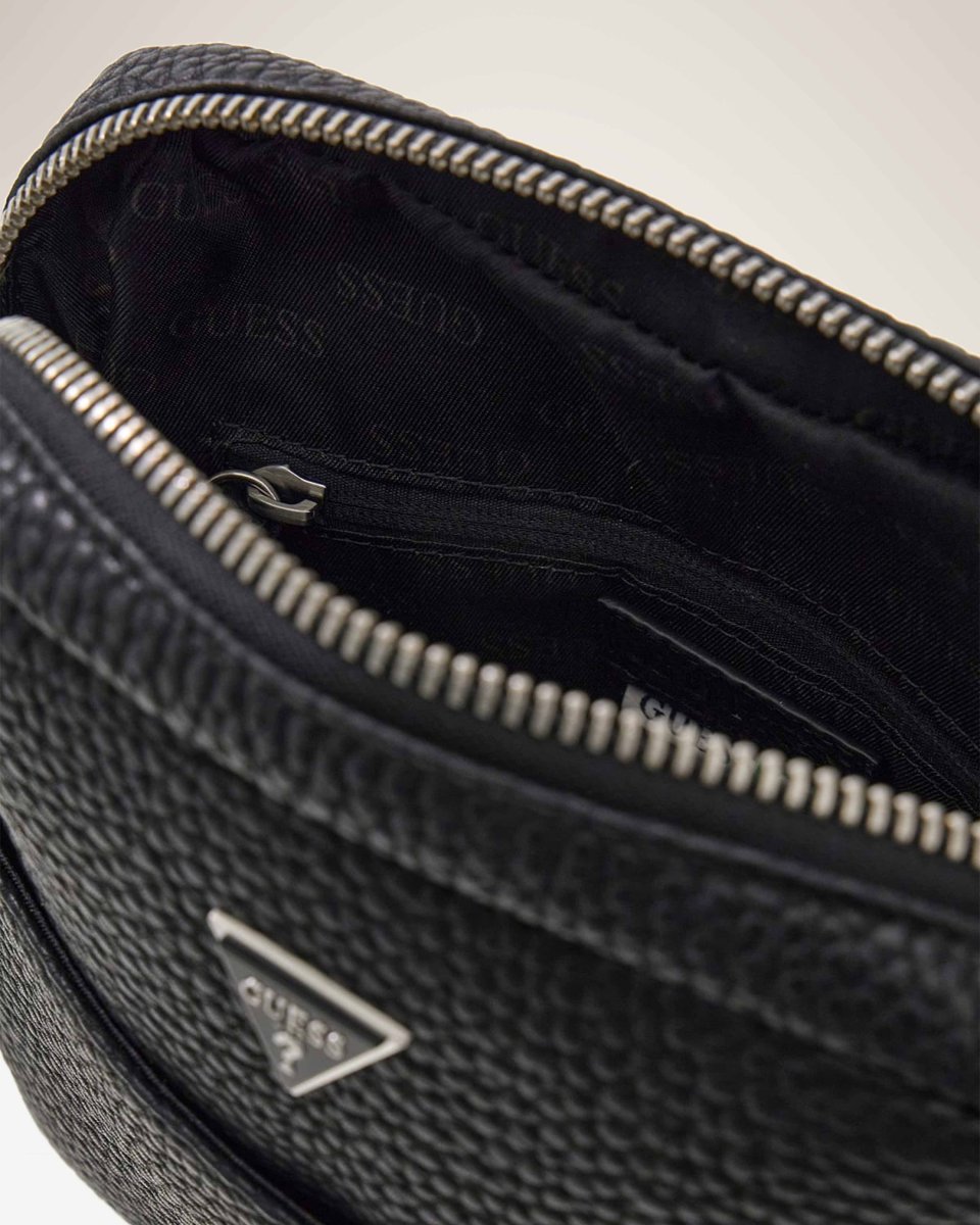 Torino Top Zip Crossbody Black - immagine 4