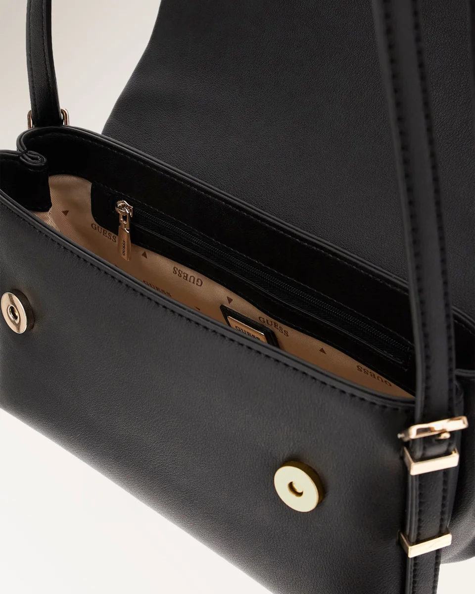 Lefia Flap Shoulder Bag Black - immagine 4