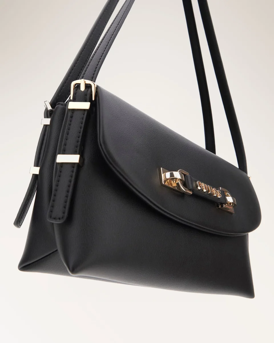 Lefia Flap Shoulder Bag Black - immagine 5