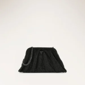 Zalina Frame Clutch Black