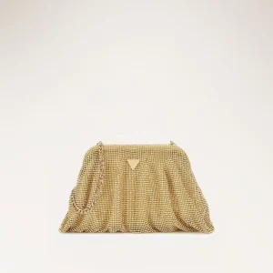 Zalina Frame Clutch Gold