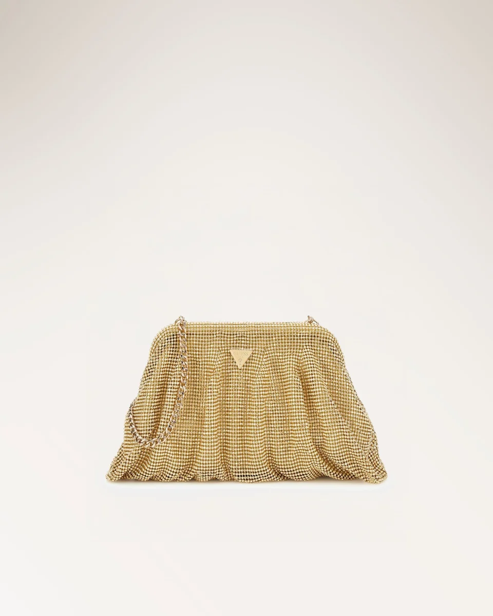 Zalina Frame Clutch Gold