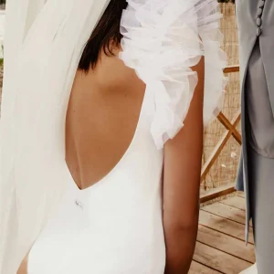 Savage costume sposa spalline tulle 3D