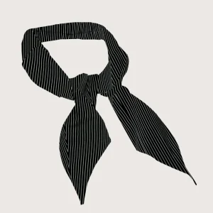 Fazzoletto per ristorazione “Aton” nero gessato conf. 3 pezzi