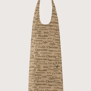 Grembiule “Cipro” con pettorina stampa “Caffè”