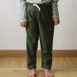Pantaloni Fabrizio  – flanella loden