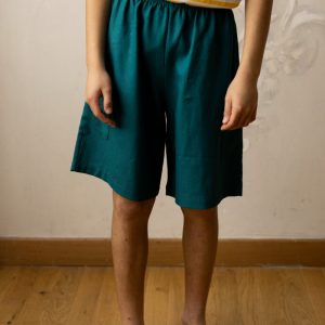 Bermuda Piero – lino viscosa smeraldo