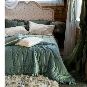 Trapunta Arya 2P. velluto unito