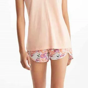 Pigiama corto c/pizzo