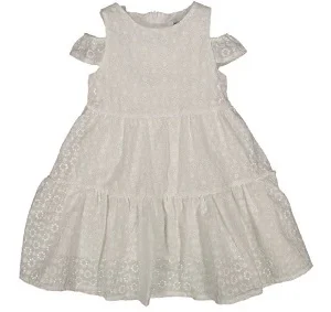 Abito spalla scesa in sangallo