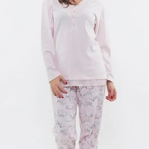 Pigiama serafino interlock