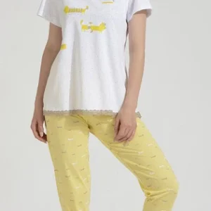 Pigiama serafino mm pantalone lungo