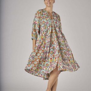 Abito cotone  fantasia Tangeri