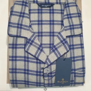 Pigiama Aperto scozzese in flanella