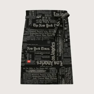 Grembiule cucina “Nevada” stampa “Giornale” 2 pz