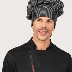 Cappello chef “Palmas” tessuti gessati 2 pz