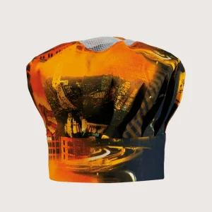 Cappello chef “Palmas” fantasia “Città” 2 pz