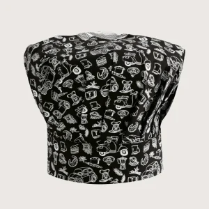 Cappello chef “Palmas” fantasia “Italia” 2 pz