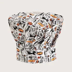 Cappello chef “Palmas” fantasia “Supereroi” 2 pz