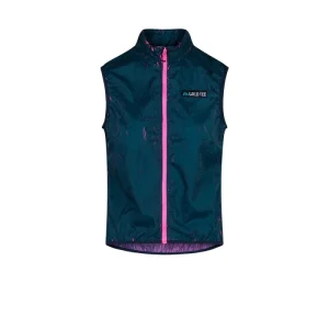 Smanicato wild Tee Donna Lava Blu/Fucsia