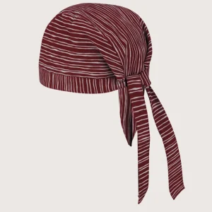 Bandana “Toledo” per chef fantasia “Riga Bordeaux” 2 pz