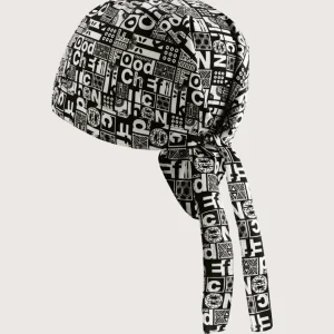 Bandana “Toledo” per chef fantasia “Black & White” 2 pz