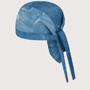 Bandana “Toledo” per chef fantasia “Jeans” 2 pz