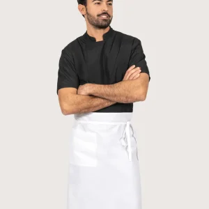 Grembiule cucina “Toronto” bianco medio in cotone 2 pz