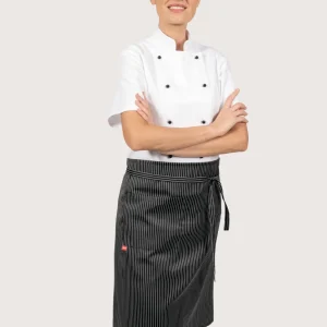 Grembiule cucina “Vega” tessuto gessato 2 pz