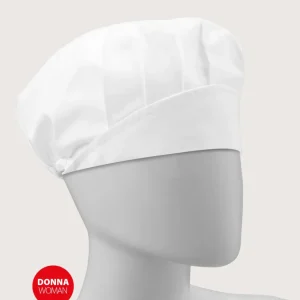 Cuffia “Ema” donna bianca da cucina 3 pz
